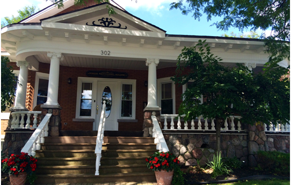 Historic Powers Law Offices building at 302 West Main Street in Northville